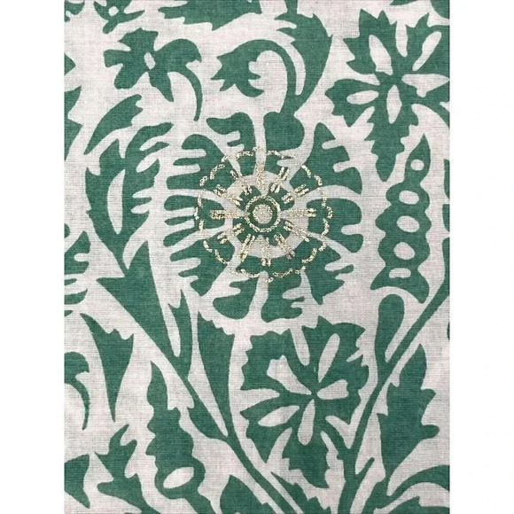 Catherine’s Size 1X Printed/Embroidery V Neck 3/4 Sleeve Tunic 100% Cotton - Picture 5 of 12